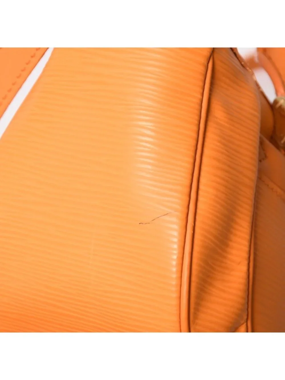 Louis Vuitton Dhanura PM 2-Way Bag Epi Leather Mandarin Orange Gold